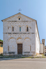 Fototapeta premium The Parish of San Giovanni Battista in Asciano Pisano, San Giuliano Terme, Italy