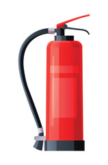 Fire extinguisher vector illustration isolated on white background