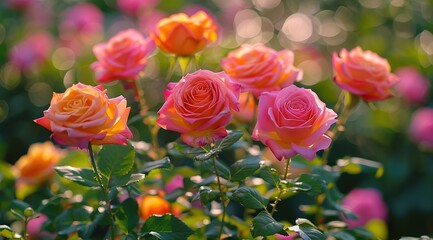 roses in garden