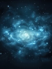 Naklejka premium Abstract Space Nebula Illustration