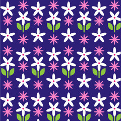 Art & Illustration cute floral pattern.