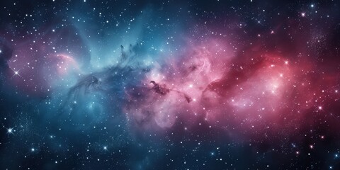 Abstract Space Nebula Illustration