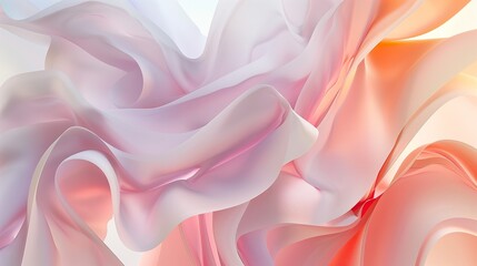 Obraz premium An abstract background with wave in pastel colors.