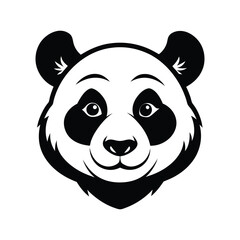Panda Silhouette Vector illustration 