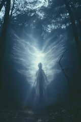 Fototapeta premium 人間, 神, 天使, 悪魔, 怪物, 神秘的, ファンタジー, ホラー, human, god, angel, devil, monster, mystical, fantasy, horror