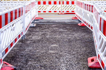 typical security barrier at a street