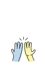 Fototapeta premium Hi-Five