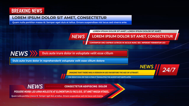 Colorful News Lower Thirds