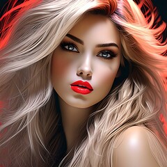 Fototapeta premium portrait of a woman