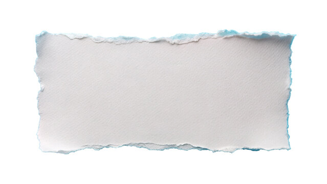 Torn ripper paper sheet Texture isolated on transparent background

