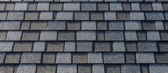 Obraz premium Textured Gray Roof Shingles