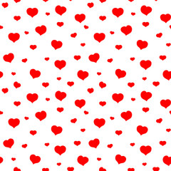 Red Hearts Background