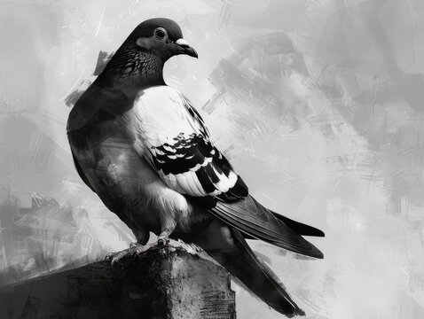 pigeon on the tree