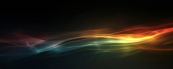 Obraz premium Abstract dark smooth gradients background Generative Ai