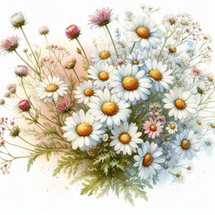 Fototapeta premium bouquet of daisies