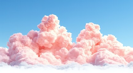 pink sky and clouds