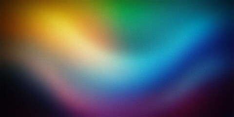 Vivid gradient featuring yellow, green, blue, and purple hues, creating a dynamic and vibrant background, ideal for modern designs and creative projects