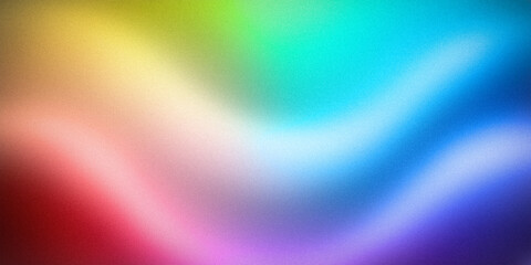 A vibrant gradient with shades of green, blue, yellow, red, and purple, seamlessly blending to create a colorful, dynamic background for creative projects