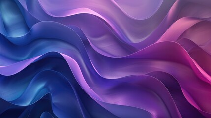 abstract backgrounds, Abstract fluid iridescent holographic curved wave in motion colorful gradient design on black background
