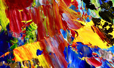 abstract background wallpaper. Modern motif visual art. Mixtures of oil paint. Trendy hand painting canvas. Wall decor and Wall art prints Idea. 3D Texture. Art object	