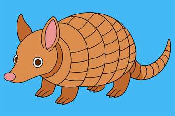 Adorable Armadillo Vector Graphic For Web And Print , Premium Armadillo Illustration For All Creative Projects. This premium armadillo illustration features a cute design perfect for print materials