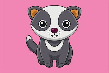 Stunning Badger Graphic Design Element for Creative Projects. Stunning badger graphic. Perfect for digital and print use. © sreeanal35