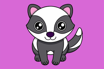 Stunning Badger Graphic Design Element for Creative Projects. Stunning badger graphic. Perfect for digital and print use.