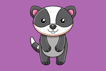 Stunning Badger Graphic Design Element for Creative Projects. Stunning badger graphic. Perfect for digital and print use.