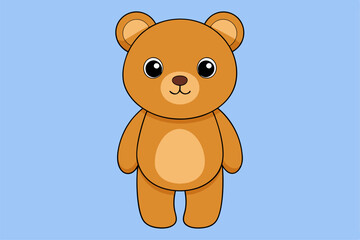 Adorable Bear Vector Graphic For Web And Print , Premium Bear Illustration For All Creative Projects. This premium bear illustration features a cute and playful design perfect for print materials. 