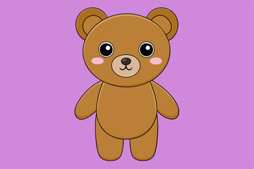 Adorable Bear Vector Graphic For Web And Print , Premium Bear Illustration For All Creative Projects. This premium bear illustration features a cute and playful design perfect for print materials. 