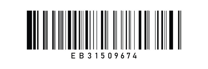 Realistic barcode. Barcode icon. Vector illustration EPS10