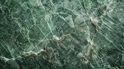 Fototapeta premium Natural green marble stone surface with elegant patterns and cracks