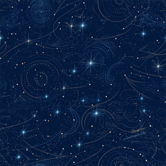 アニメ風の星座パターン