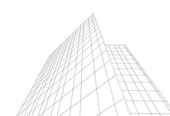 Fototapeta premium architecture building 3d 