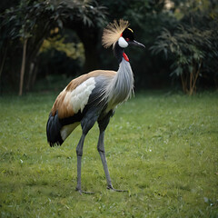 Selective focus shot of a cute finch bird ai design