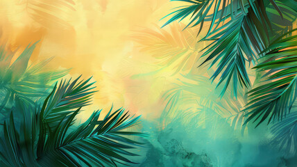 Beautiful natural background with textured  leaves