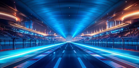 Fototapeta premium Race Track Underpass
