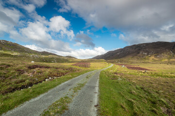 Road to An Port. Landscape. Donegal. Ireland