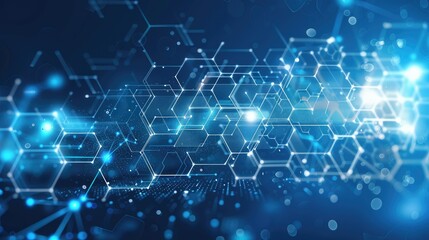 Obraz premium abstract Technology Network Background