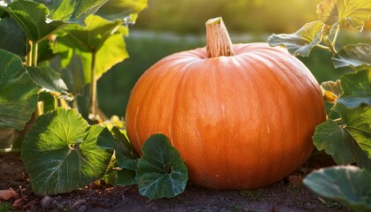 Big ripe pumpkins for Halloween