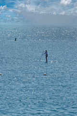 Exploring the Redondo Beach Breakwater on a summer afternoon
