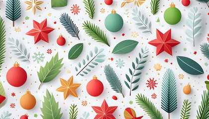 Christmas greeting card colorful background