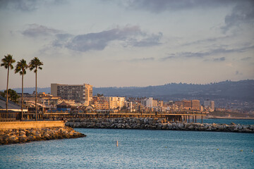 Exploring the Redondo Beach Breakwater on a summer afternoon