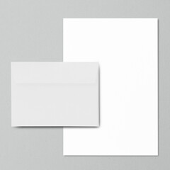 Envelope paper mockup png stationery