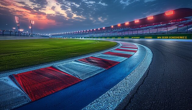 Race Track at Twilight