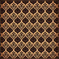 Vintage Gold S Pattern