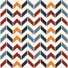 Obraz premium Colorful Chevron Pattern Design