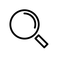 Search design icon.  isolated white background.  Perfect for web and app interfaces, presentations, infographics, etc.