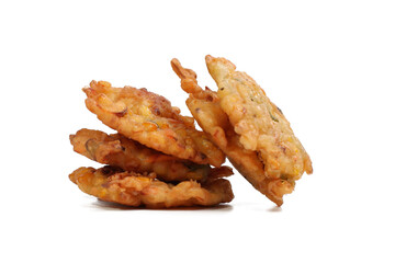  Indonesian snack made from corn and flour. isolated on White background. good for article