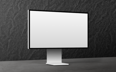 Computer screen png mockup, transparent digital display